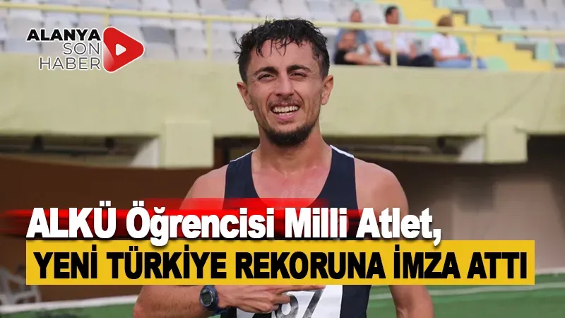 ALKÜ Öğrencisi Milli Atlet, Yeni Türkiye Rekoruna İmza Attı